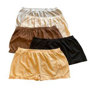 Women's Boyshort Underwear Full Coverage Seamless Panties Soft Stretch Boxer Bri